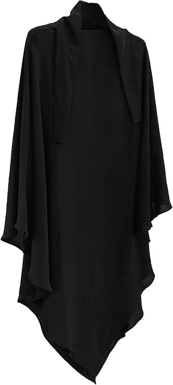 Muslim Prayer Abaya Islamic Womens Khimar Pure Color Hijab Dress Long Sleeve Dubai Kaftan