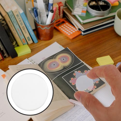 Image of 12Pcs Convex Lens, 1inch /2.5cm Diameter Convex Lens, Resin 3D Convex Lens VR Lens Film Field Mirror Magnifier, Transparent Optical Lens for Experiment and Teaching Activities