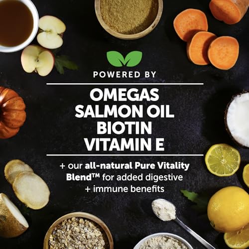 Image of Omega 3 for Dogs Skin and Coat Supplement - Salmon Oil Fish Oil Chews for Itchy Skin Relief, Dry Skin, Shedding Control & Shiny Coat - Dog Vitamins with Biotin & Vitamin E (Salmon, 90 Ct)