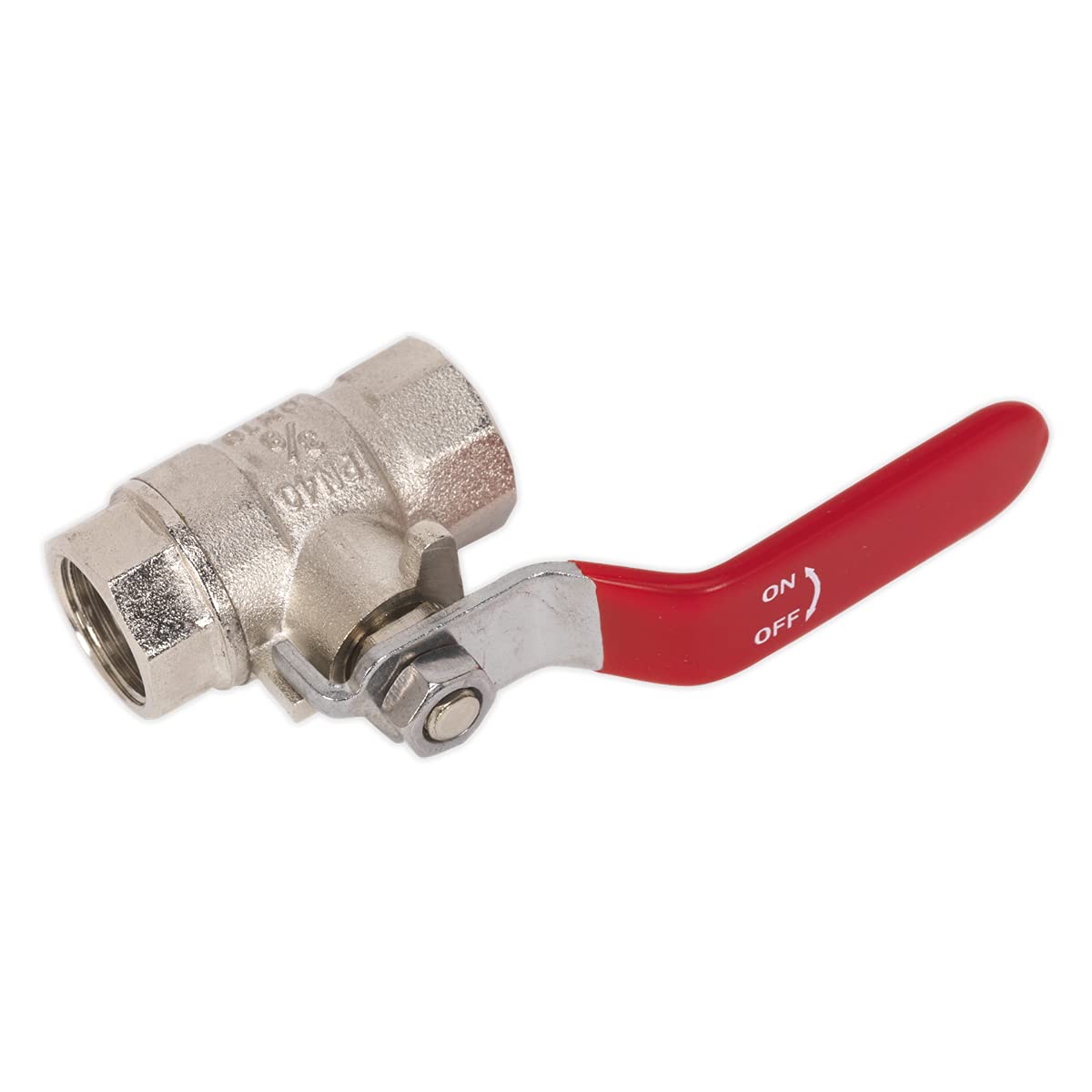 Sealey Sa907 Lever Ball Valve 3/8In Bsp (F) X 3/8In Bsp (F)