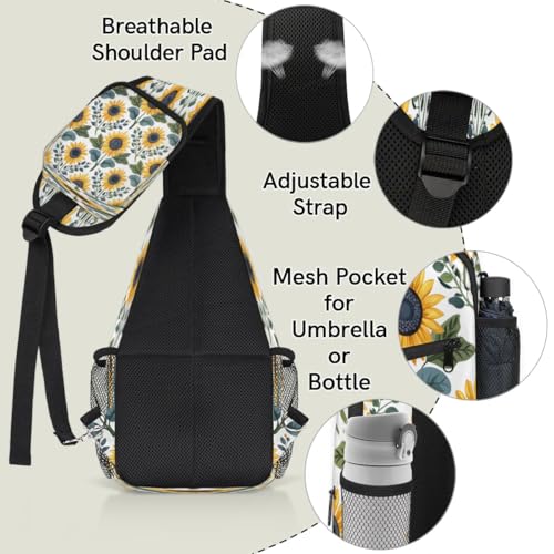 Bolso tipo Sling casual para hombre y mujer miniatura 4