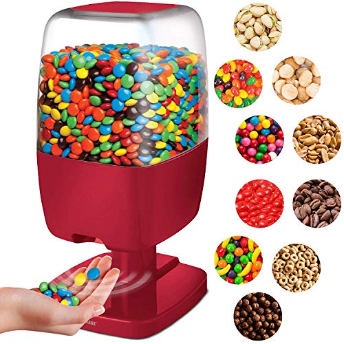 SHARPER IMAGE Motion Activated Candy Dispenser For Gumballs, Nuts, Snacks, Touchless Battery Operated