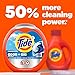 Tide Odor Defense + Oxi Laundry Detergent Pacs, Original Scent, 45 Count, Advanced Odor + Stain Fighter