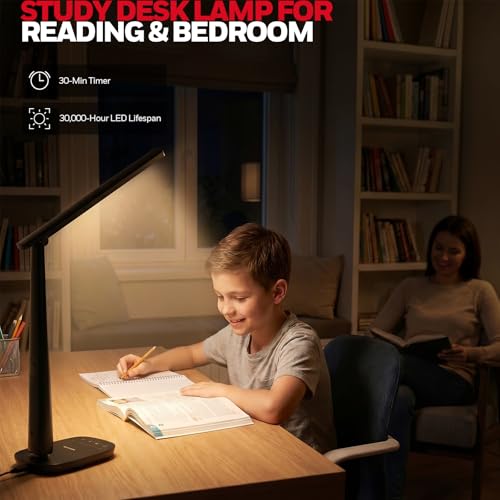 Honeywell LED Desk Lamp for Home Office Eye-Caring Dimmable Reading Light - image 7
