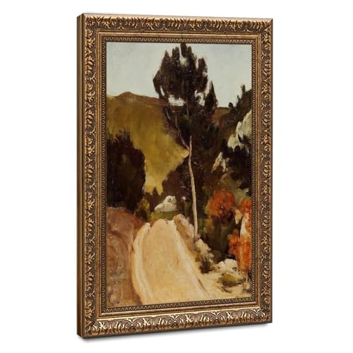 Poster Road in Provence Paul Cézanne cadre à suspendre chambre