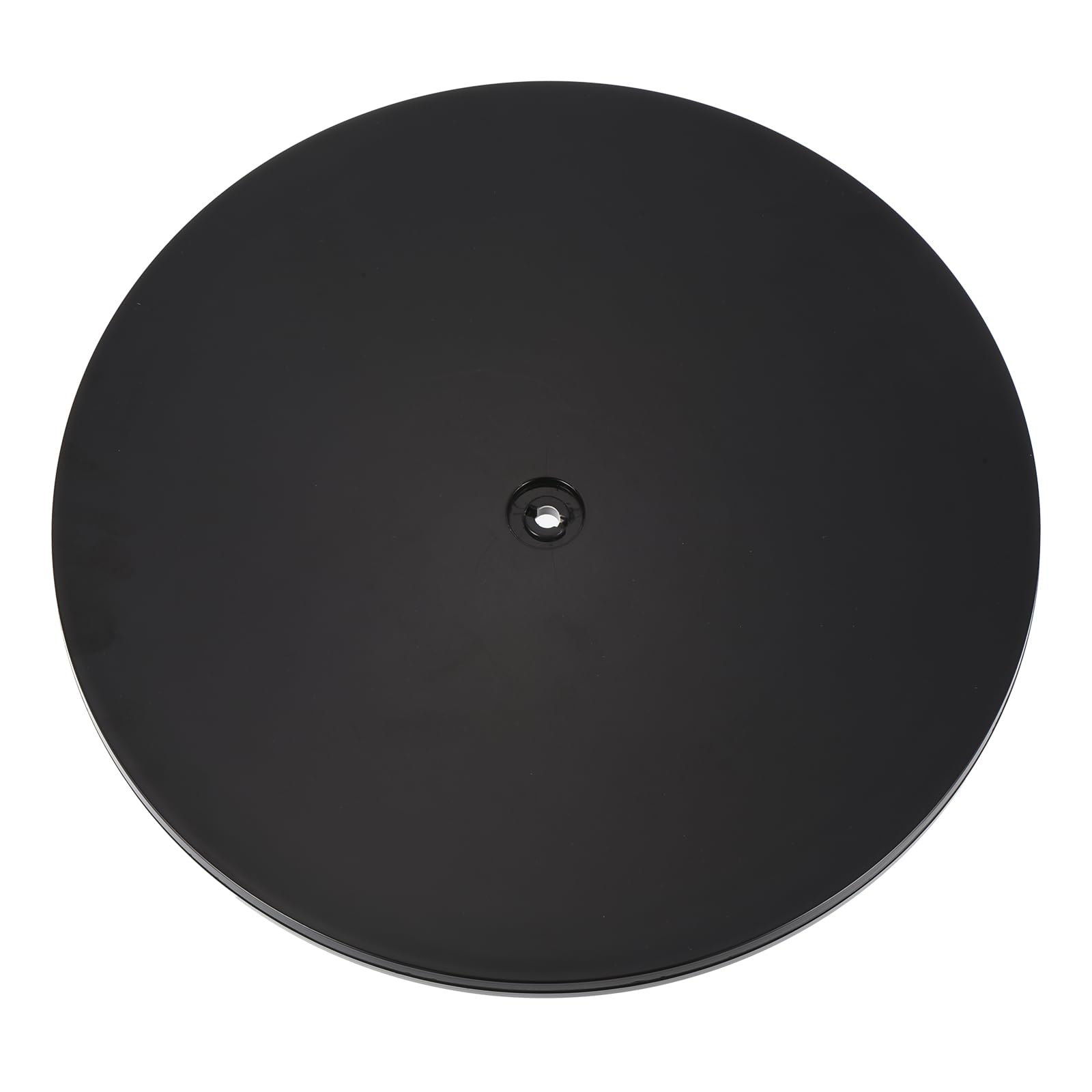 QUARKZMAN Lot de 2 Plateau Tournant Lazy Susan de 12 Pouces (Noir)