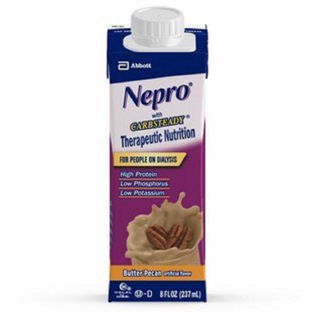 Neprowith Carb Steady Complete Nutrition, Butter Pecan, Case of 24 Containers