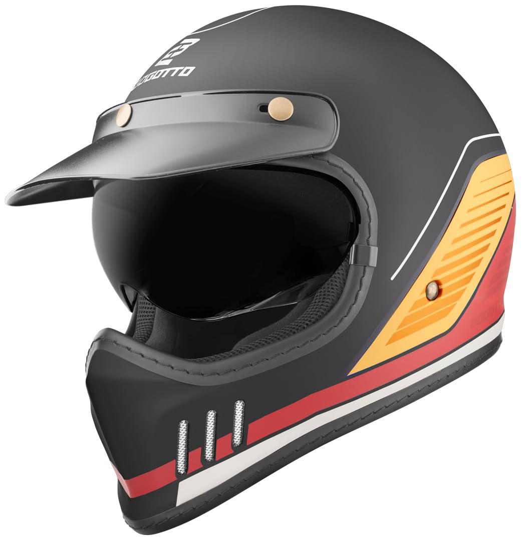 Bogotto FF980 EX-R Caferacer Casco da Croce