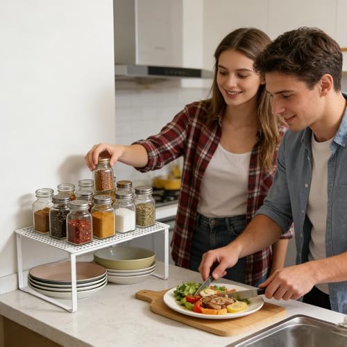 Séparateur d'étagère de placard empilable pour optimiser le rangement - 3
