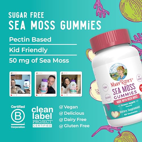 Mary Ruth's Sea Moss Gummies (60 ct, 50 mg) — view 9
