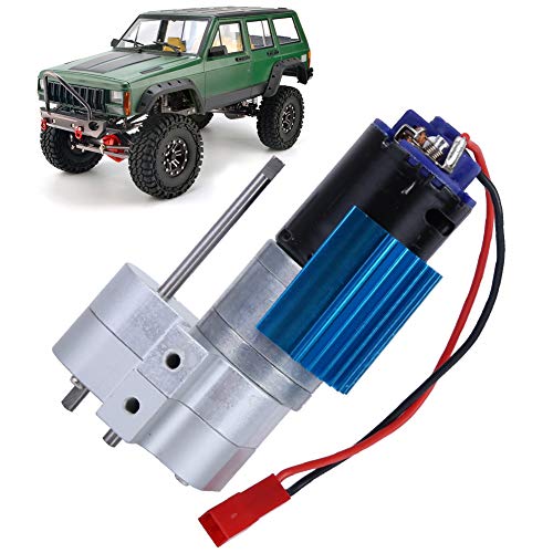 Boîte de vitesses de voiture RC en métal pour modèles WPL C14 C24 B14 B24 avec moteur 370 CNC