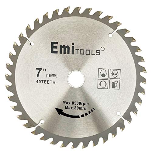 Discos de corte para madera 180 x 22.2 mm 40 T