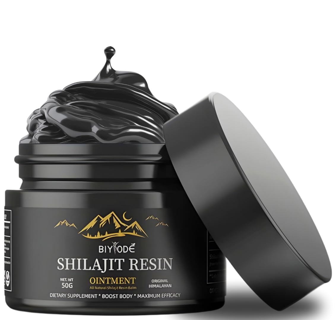 Shilajit Pure Himalayan Organic Shilajit Resin - 600mg Gold Grade Shilajit Supplement with 85+ Trace Minerals & Fulvic Acid, Energy Immune Support for Men Women, Made for USA, 50 Grams