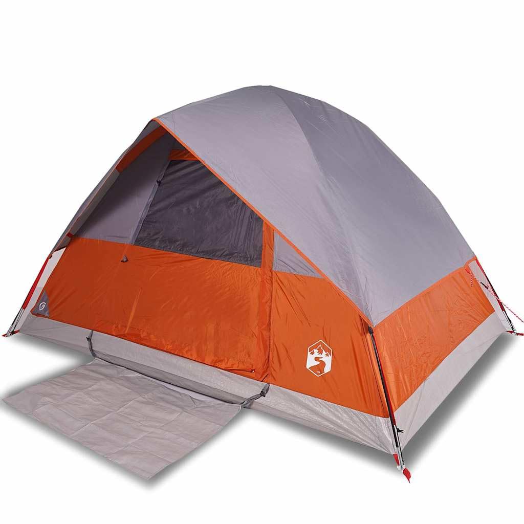 Kuppel-Campingzelt 2 Personen Grün Wasserdicht mit E-Anschluss, Einfacher Aufbau, Rundum Wasserdichtes Polyester Zelt für Outdoor-Abenteuer, Winddicht und Leicht Tragbar