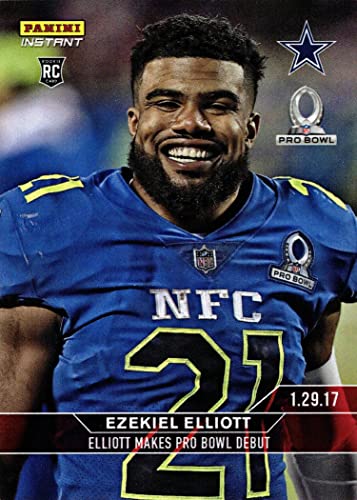 2016 Panini Instant #876 Ezekiel Elliott Rookie Card - Makes Pro Bowl Debut - Only 250 made!