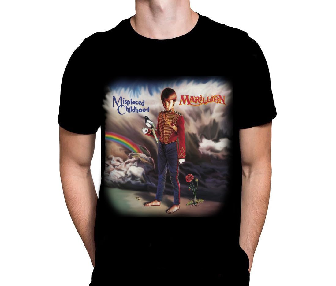 Wild Star Hearts Unisex Black Wsh - Misplaced Childhood Marillion - Mens T-Shirt