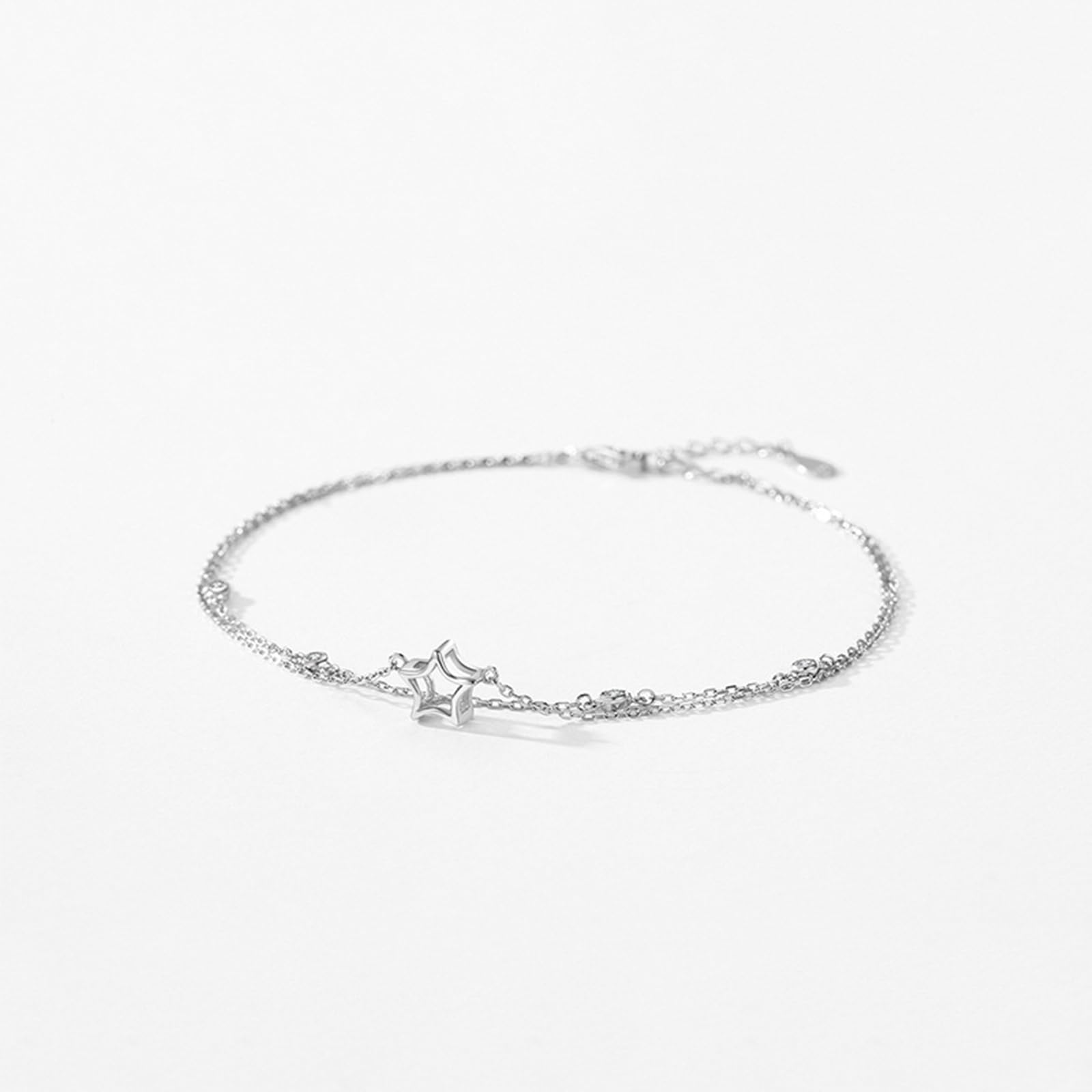 Pulsera Star Platinum Mum para mujer con pulsera para novia platino, PT950 y oro blanco de 9K/14K/18K