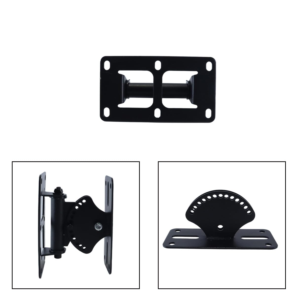Alide Lot De 2 Supports D'enceintes Pivotants À 180° Pour Bibliothèque, Support Pour Grand Système De Son Surround Domestique, Support Universel Pour Plafond Satellite