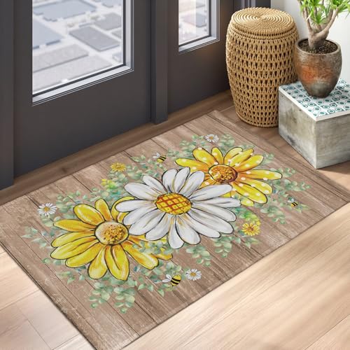 Tapete decorativo floral Primavera 60x91 cm antideslizante miniatura 2