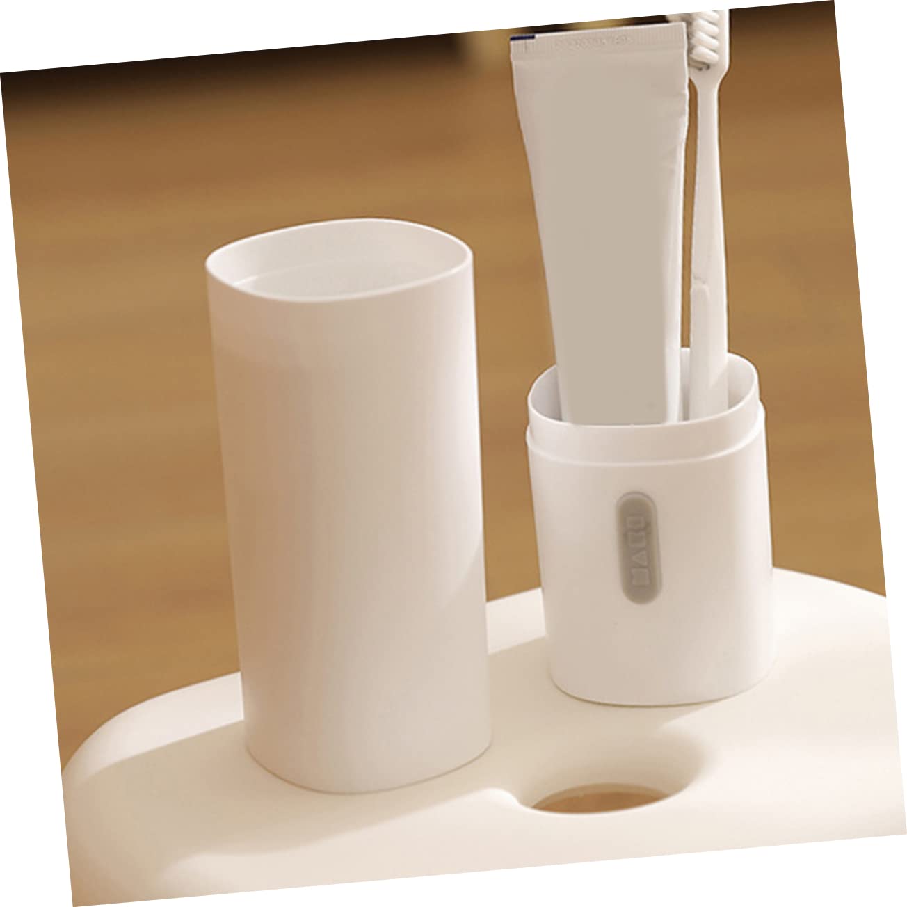 Juego de 5 cepillos de de Viaje, Color, White, 19.8X6.2X6.2CM, Organizador de Bolsas