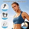 Bluetooth 5.4-hörlurar, trådlösa in-ear hörlurar med 4 mic, 48H djup bas speltid trådlös öronsnäcka, LED-skärm, Bluetooth-hörlurar med ENC brusreducering, IP7 vattentäta hörlurar sport USB-C #5