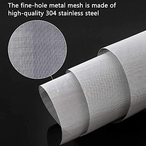 Grillage métallique tissé acier inoxydable 80 mailles argent pour fenêtre