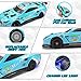 VOLANTEXRC RC Drift Car 1:14 Scale Electric Remote Control Car 2.4Ghz 4WD Drifting RC Car for Adults Kids Gifts Fast RC Vehicle with LED Lights, All Batteries and Drifting Wheels + Racing Wheels