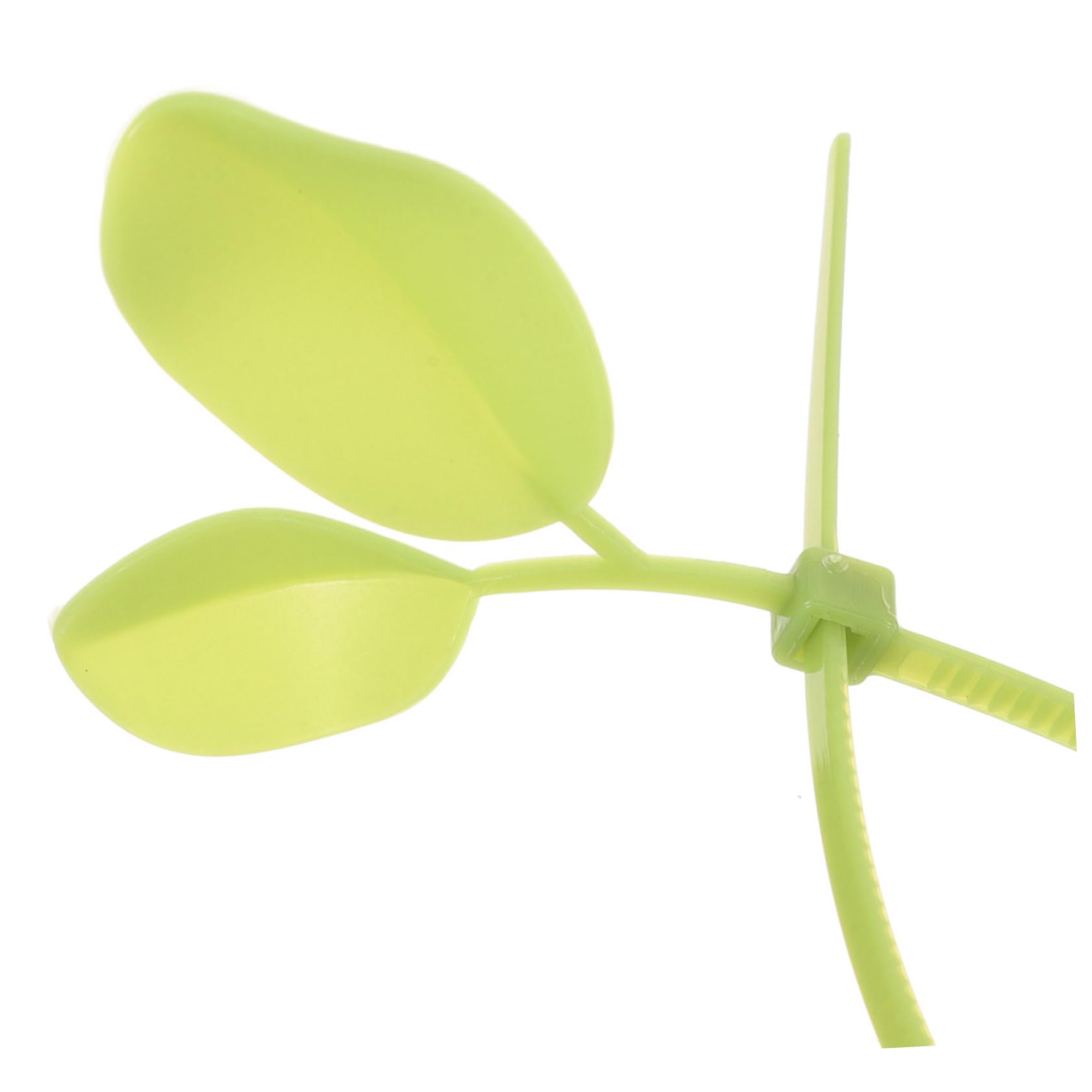 Lurrose 3 Sätze Blattförmige Nylon Kabelbinder Reißverschluss Kabelbinder Für Pflanzenstütze Kabelmanagement Strapazierfähige Kreative Dekorative Nylon Drahtbinder Einfach Zu 100 Stück * 3