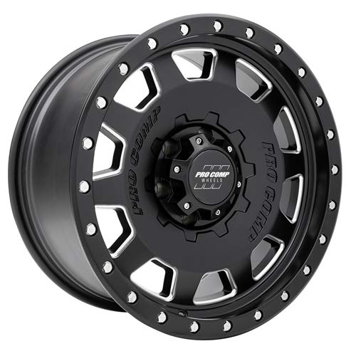 Pro CompAlloys PXA5160-893650 Hammer Series 60 Wheel for Ford F-150/SVT Raptor, 18 Inch x 9 Inch Size, Satin Black Milled