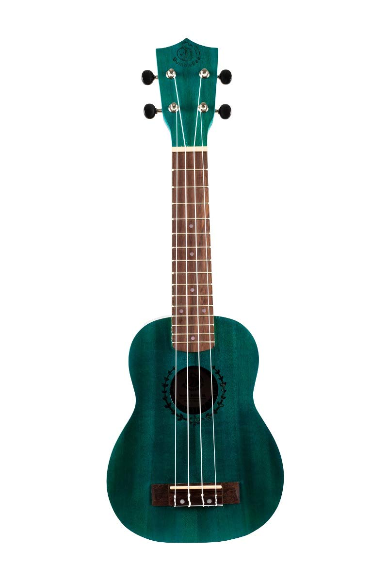BUS23 ukulele sopranowe, niebieskie