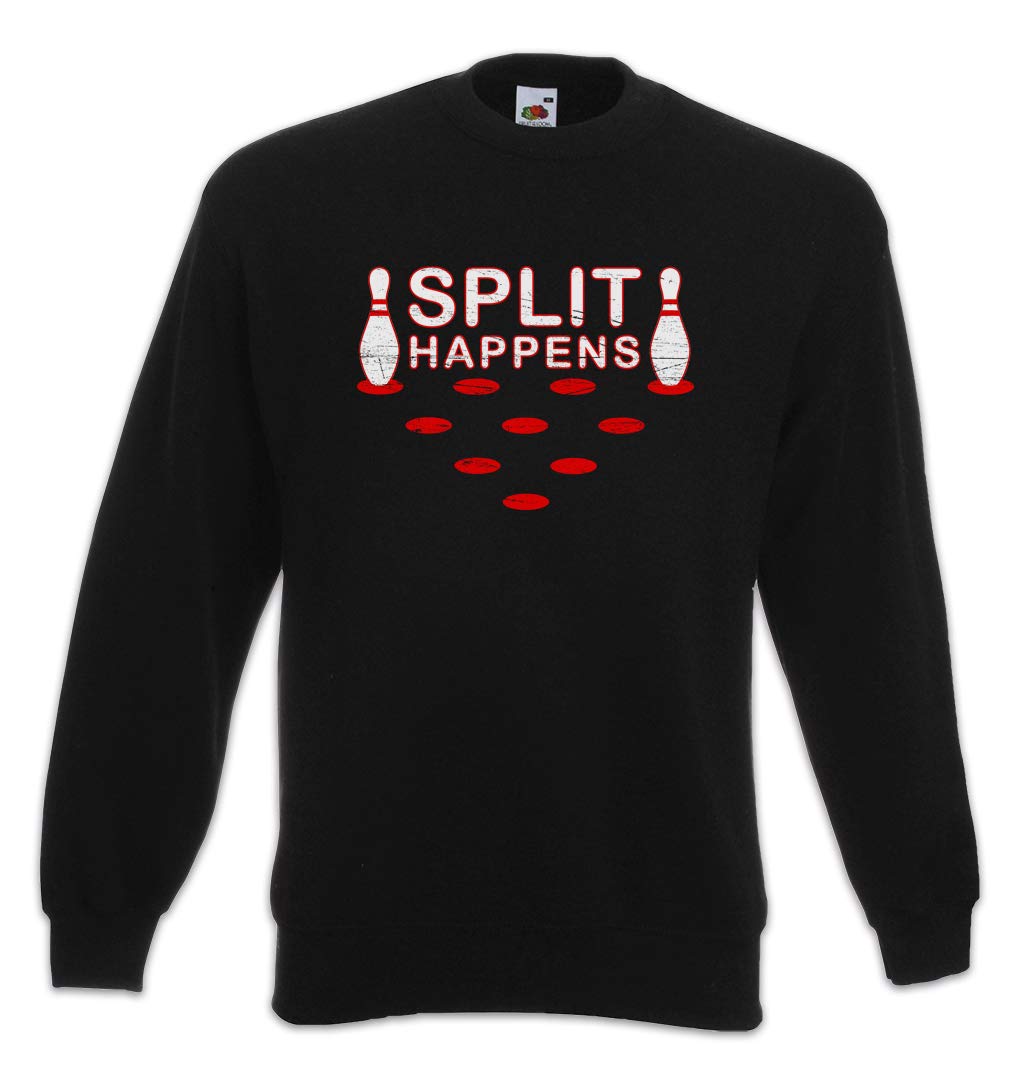 Sweatshirt Pullover Split Happens Homme - Pull Col Rond Manche Longue Vêtement Hiver