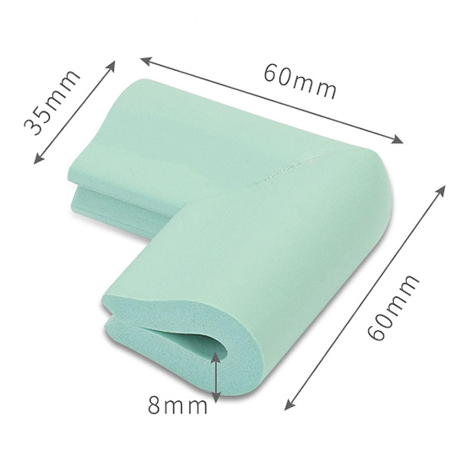 Paraspigoli Bambini Angolari Gomma,Kit di Protezione e Sicurezza,Paraspigoli Morbidi,Protezioni per Bordi,Rimozione Senza Residui,Design Discreto,Angoli di Gomma per Tavoli