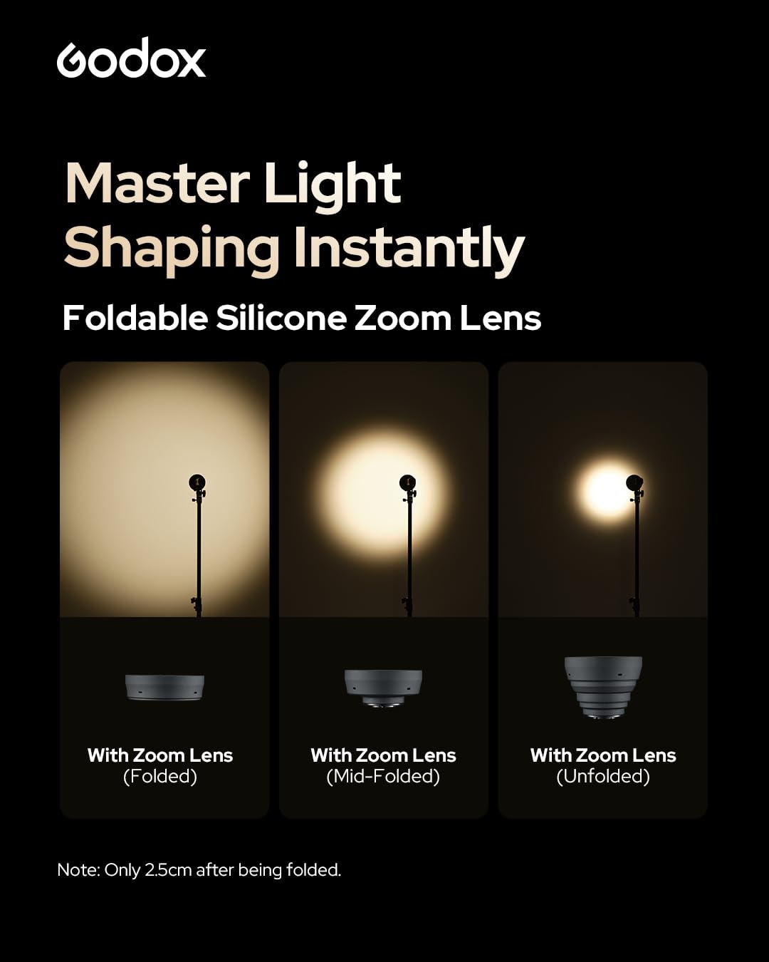 Godox FL15Bi Luce Video LED Bicolore Portatile, 2800K-6500K, 25600 Lux @0.5m, CRI 97 TLCI 98, Batteria Integrata 4750mAh, USB-C, 11 Effetti FX, Controllo App, IP54 per Video Ritratto Content Creation