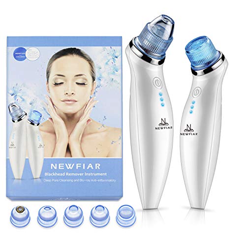 Preisvergleich Produktbild Mitesserentferner, Newanfiar X6 Mitesser Sauger Porenreiniger Blackhead Remover, Mitesser Entferner mit 5 Reinigungsaufsätzen, Für eine schöne und gepflegte Haut, USB-Aufladung