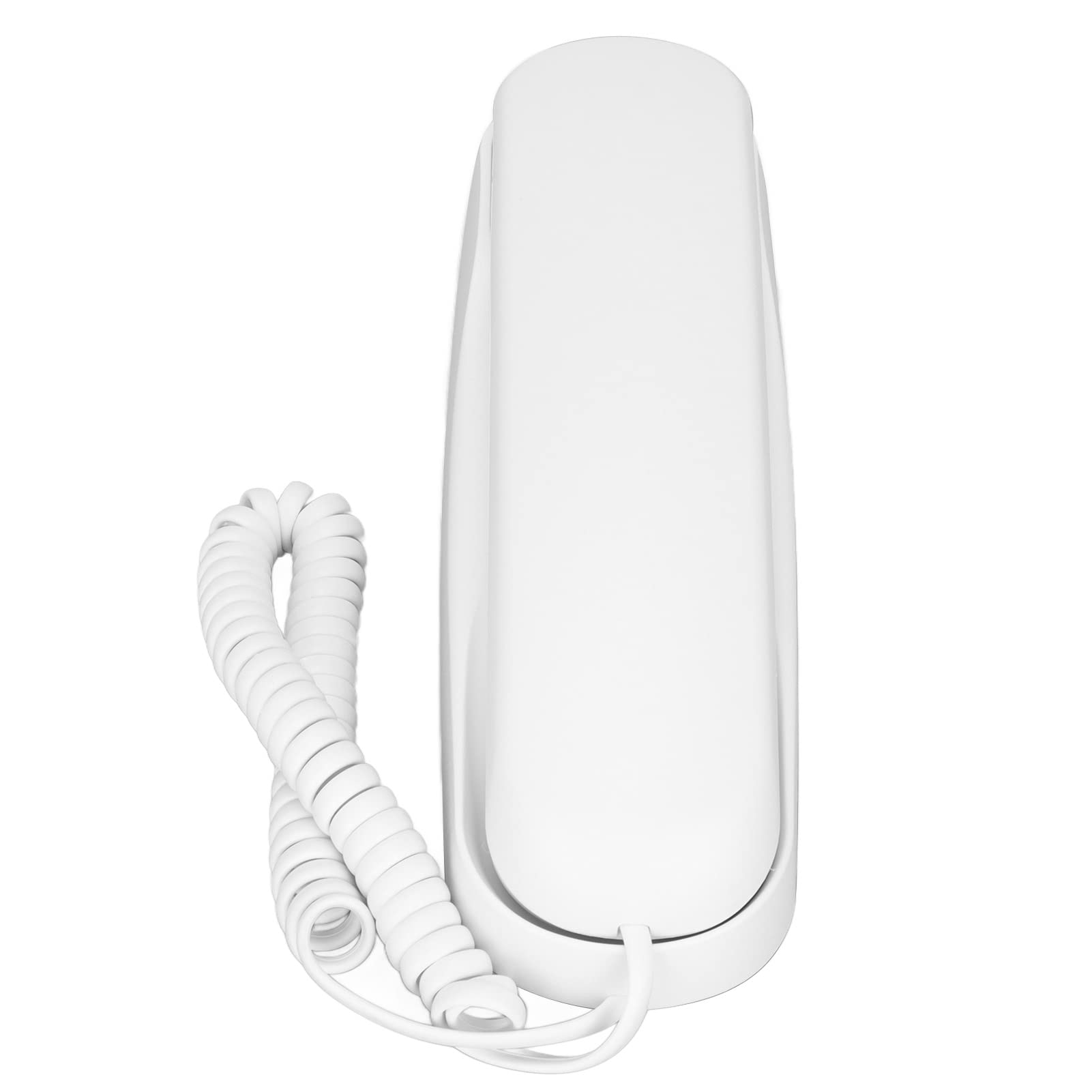 Telefon stacjonarny przewodowy, stacjonarny przewodowy telefon stacjonarny z możliwością montażu na ścianie, resetowanie/miganie/ponowne wybieranie/wyciszanie/pauza, do domowego biura hotelowego, TC
