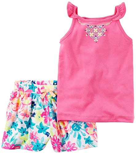 Carter's Carter's Baby Girls 2 Pc Playwear Sets 239g411, Pink, 3M