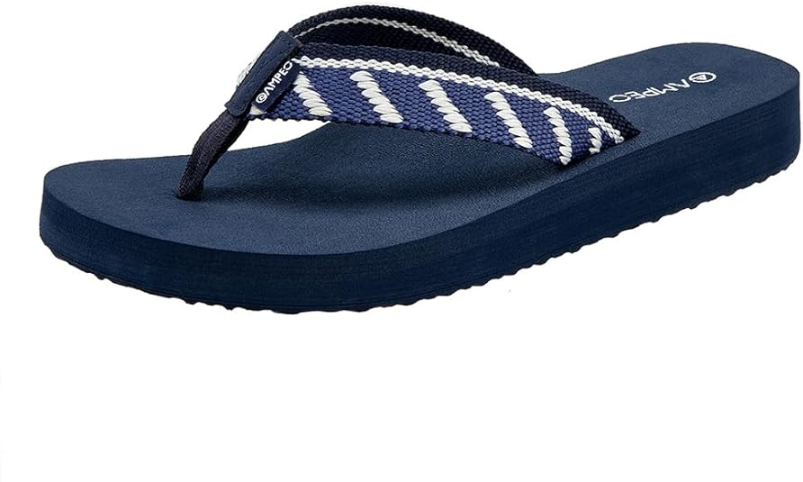 Ampeo Women's Arch Support Flip Flops Comfortable Casual Summer Beach Thong Sandals
