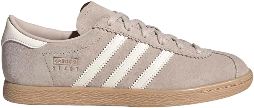 adidas Womens Stadt Lace Up Sneakers Shoes Casual - Beige