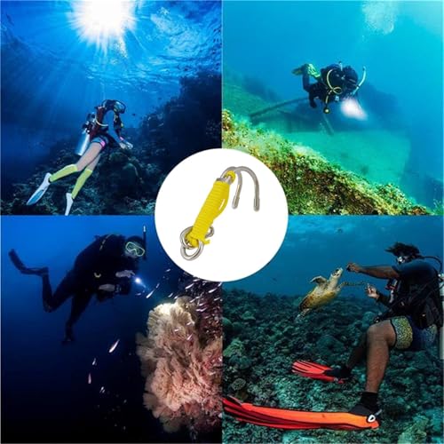 Anzuelo doble de buceo para capturar fauna marina en el fondo del arrecife 4