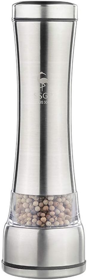 Salt and Pepper Grinder, Premium Pair of Salt & Peppercorn Mills with Adjustable Coarseness
