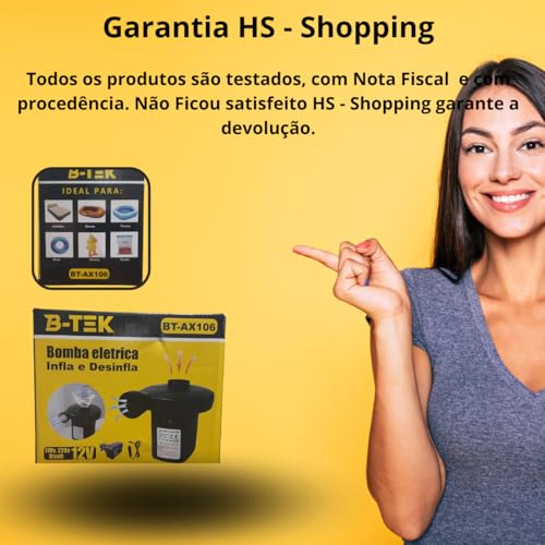 Bomba De Ar Elétrica Para Encher Colchão Boia Piscina Balão de Festas. Brinquedos de Inflar. Tomada