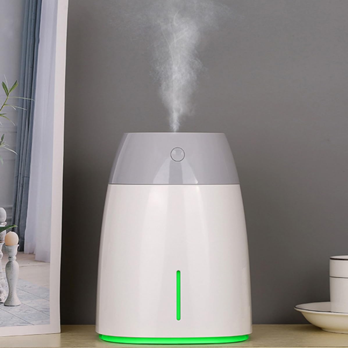 Garneck Umidificatore Umidificazione Efficiente 800ml Grande Capacità Batteria 1800 Mah Silenzioso in Abs per Cucina e Sala da