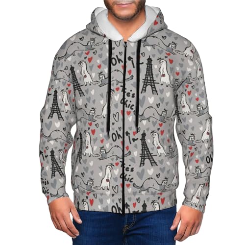 Veste à capuche pour homme protection contre le vent sweat chaud quotidien - 7