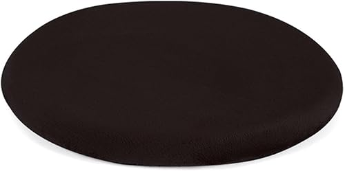 Greenjin Cojín de asiento de espuma viscoelástica desmontable de 13", cojín redondo para silla, cojín antideslizante para taburete de comedor,