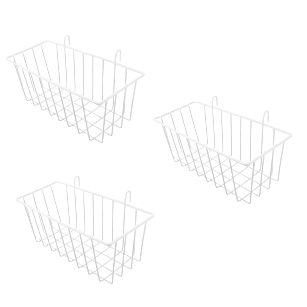 Cesta colgante de cocina Mikinona de 3 piezas para organizar con estilo rústico