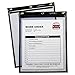 C-Line Heavy Duty Super Heavyweight Plus Stitched Shop Ticket Holder, Black, 9 x 12 Inches, Box of 15 Shop Ticket Holders (50912)