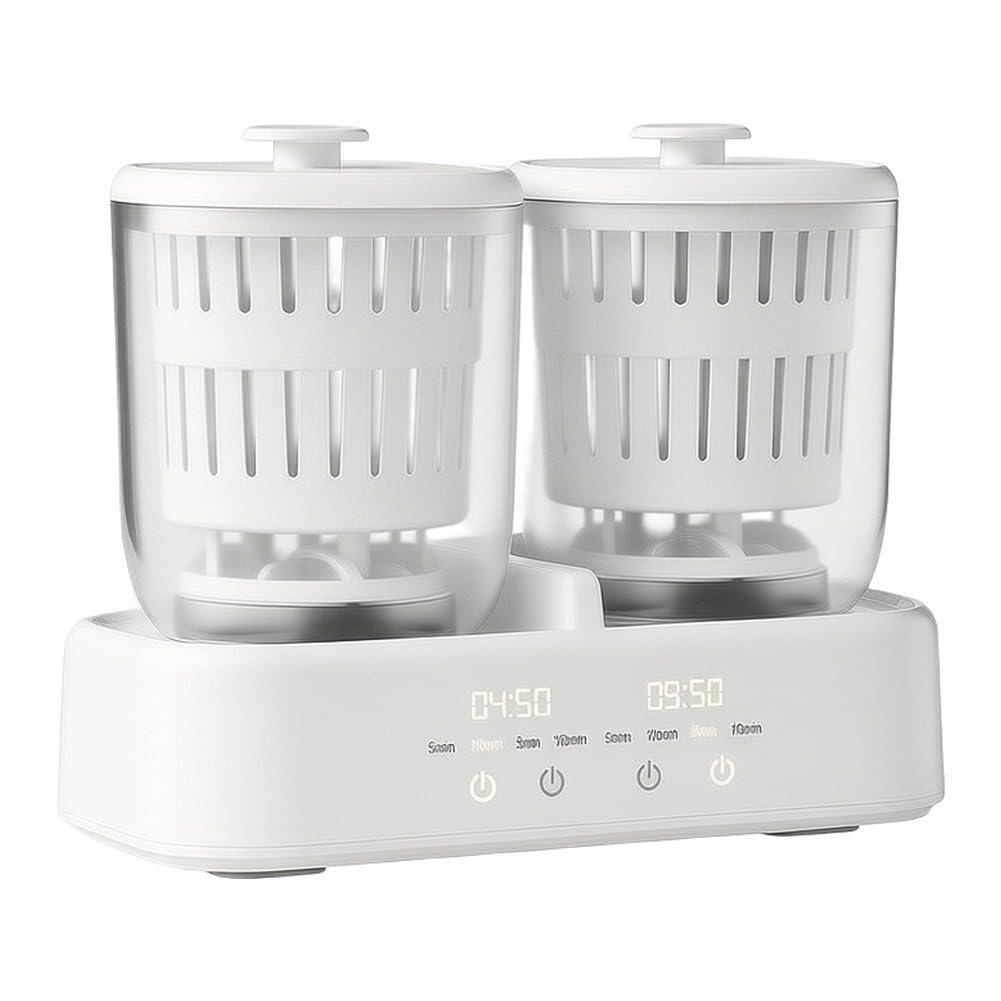 Lavadora portátil de 2,5 litros con centrifugado para ropa interior, 7200 mAh USB