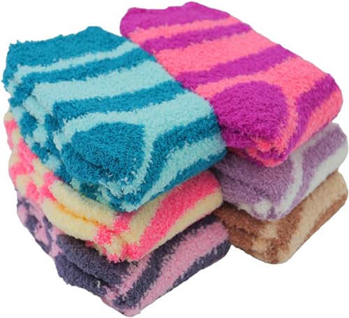 Image of ToBeInStyle Women's Pack of 6 Assorted Style Winter Socks