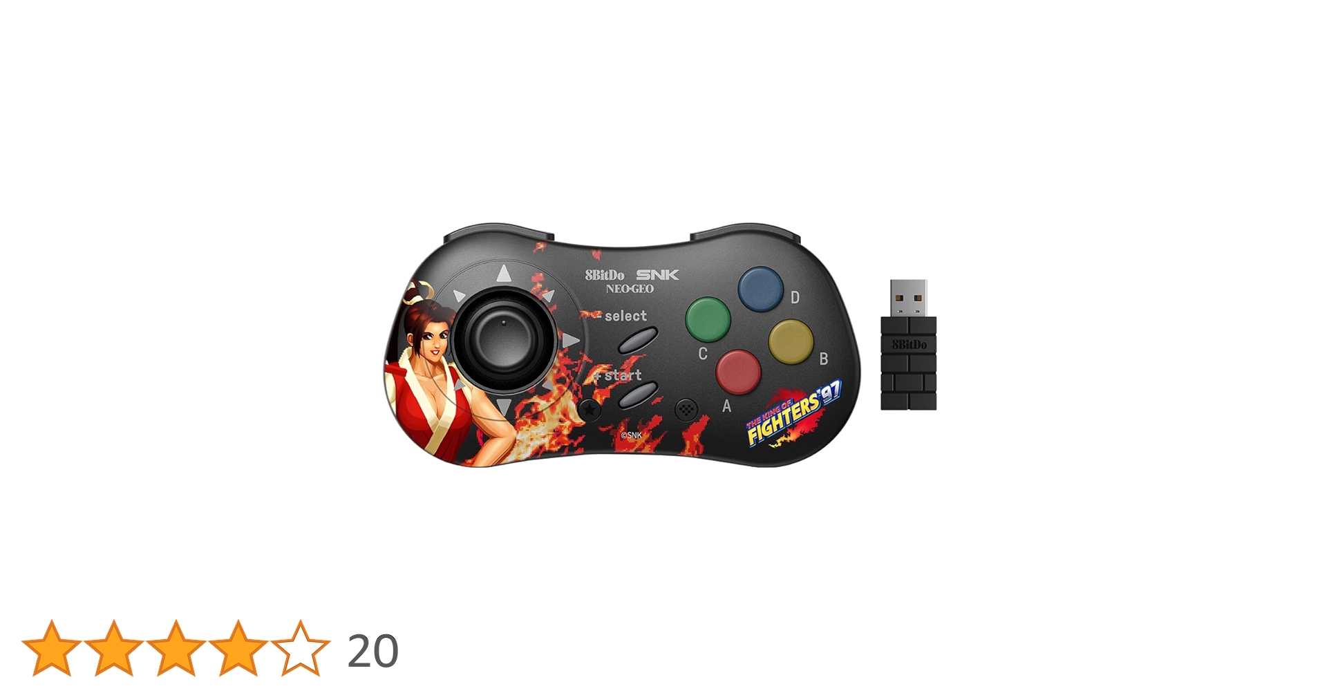 ネオジオミニ　コントローラー　SNK　NEOGEO　不知火舞 SNKオフィシャルライセンス！8BitDoから「NEOGEO Wireless