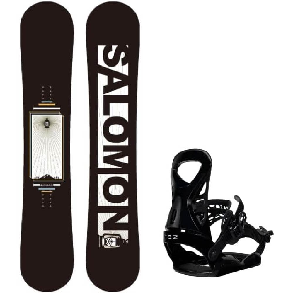 Salomon スノーボード ビンディング付き Amazon | サロモン ボード × FEZ ビンディング 2点セット 2024 SALOMON